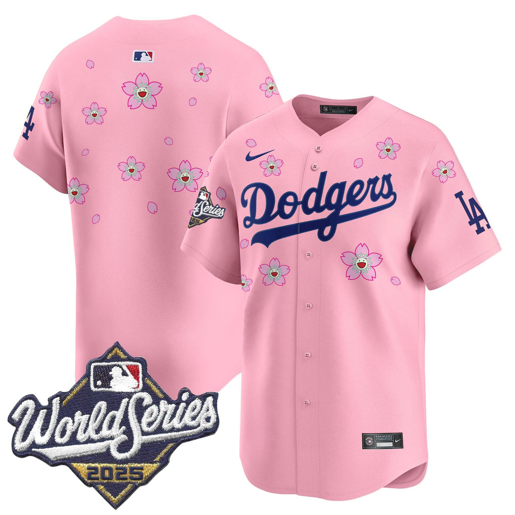 Men's Dodgers 2025 World Series x Tokyo Series Vapor Premier Limited Jersey - Stitched