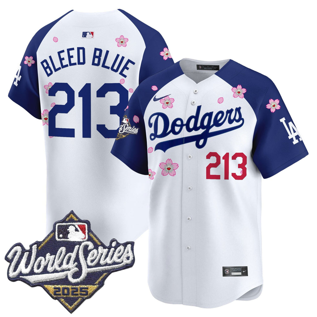 Men's Dodgers 2025 World Series x Tokyo Series Vapor Premier Limited Jersey - Stitched