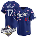 Men's Dodgers 2025 World Series x Tokyo Series Vapor Premier Limited Jersey - Stitched
