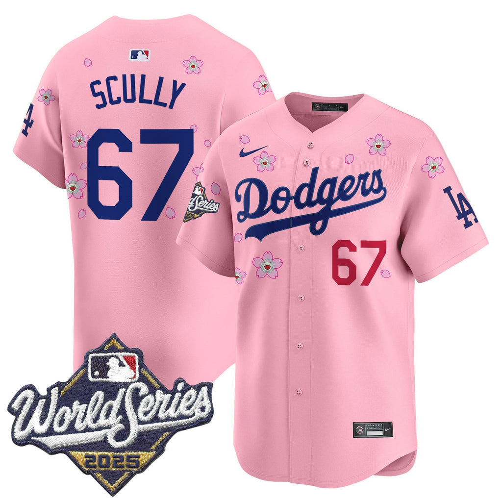 Men's Dodgers 2025 World Series x Tokyo Series Vapor Premier Limited Jersey - Stitched