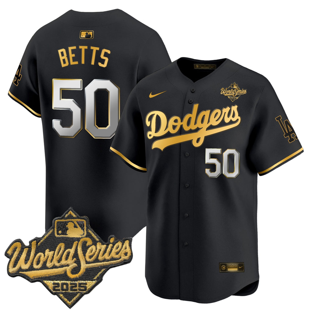Men's Dodgers 2025 World Series Vapor Premier Limited Jersey V2 - All Stitched