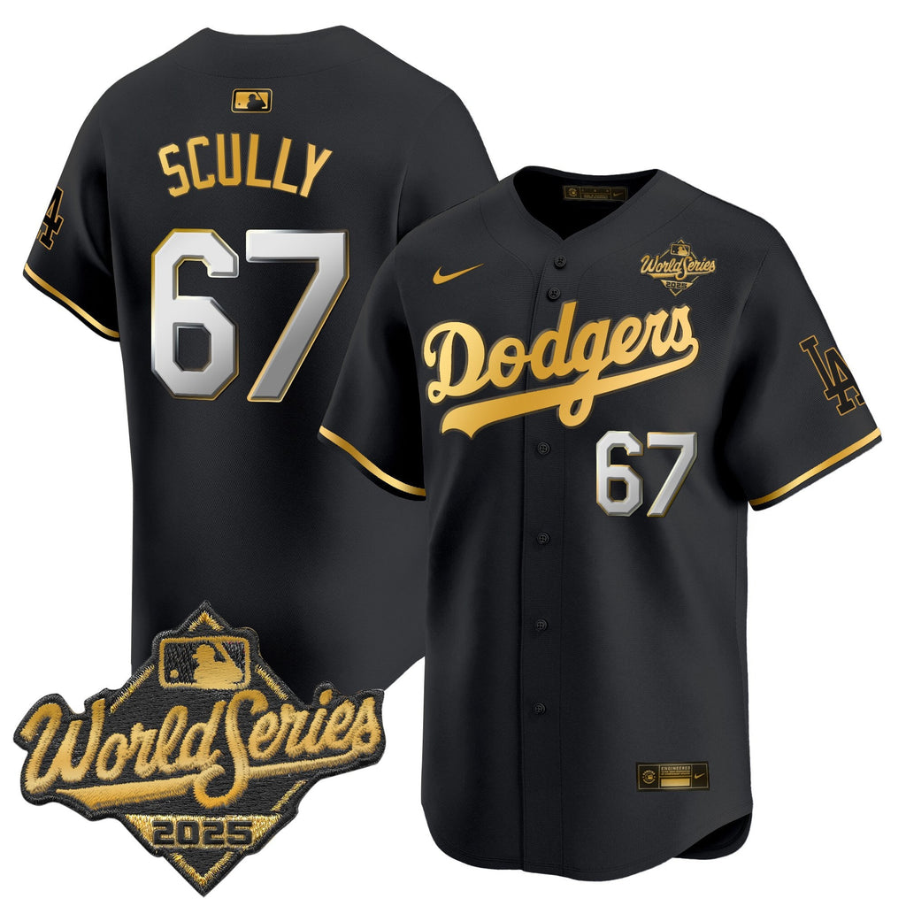 Men's Dodgers 2025 World Series Vapor Premier Limited Jersey V2 - All Stitched