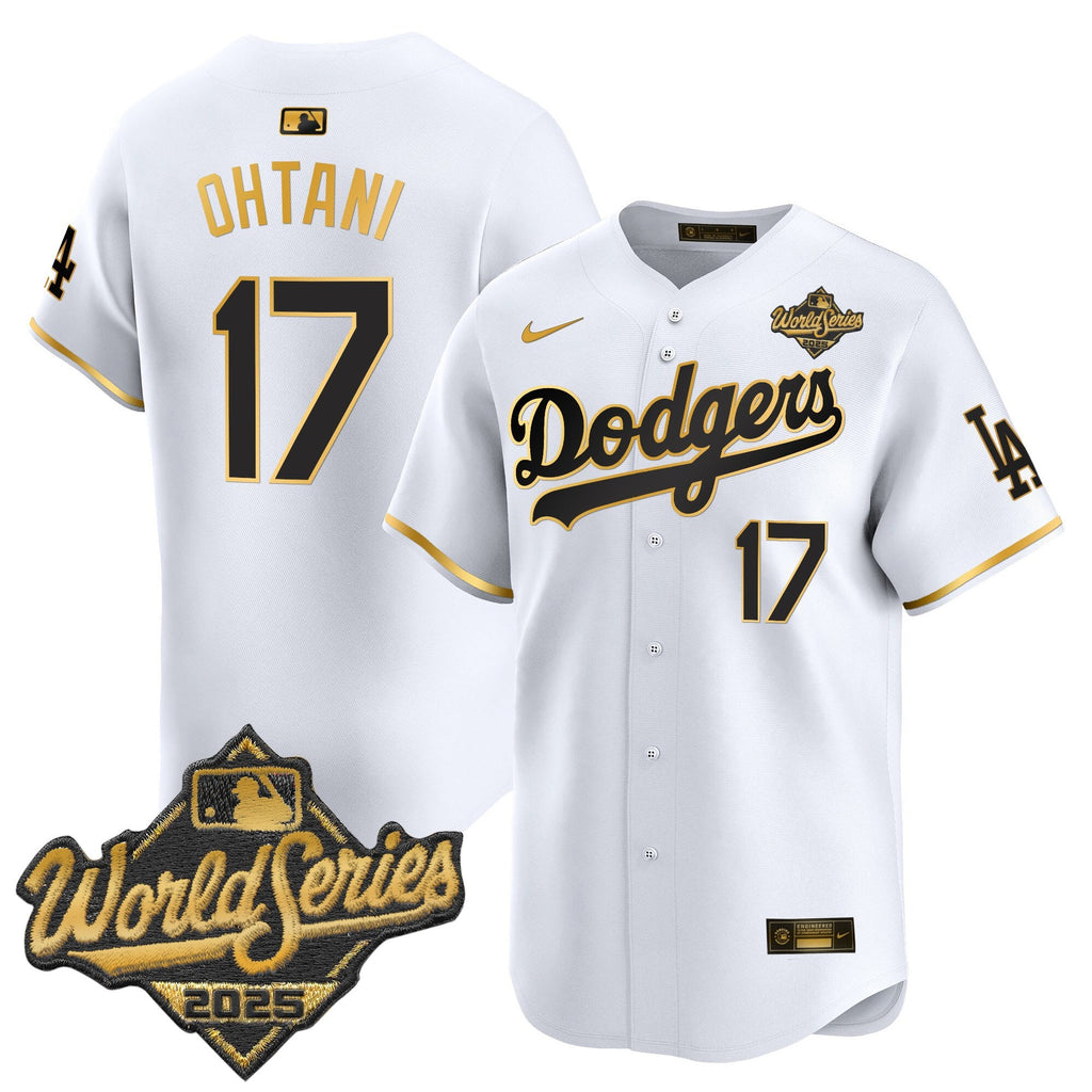 Men's Dodgers 2025 World Series Vapor Premier Limited Jersey V2 - All Stitched