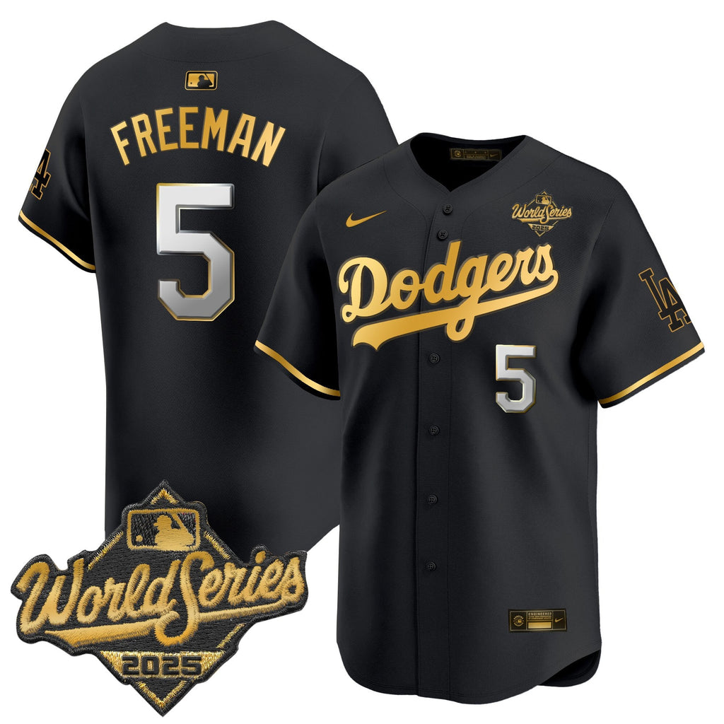 Men's Dodgers 2025 World Series Vapor Premier Limited Jersey V2 - All Stitched