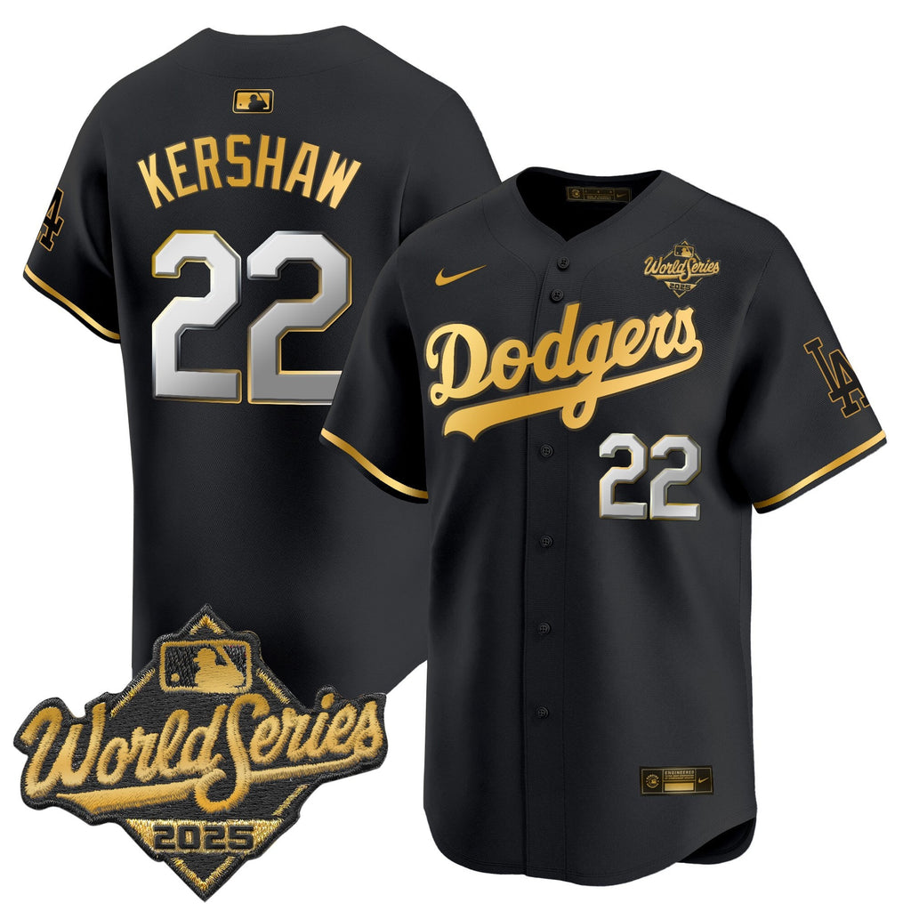 Men's Dodgers 2025 World Series Vapor Premier Limited Jersey V2 - All Stitched