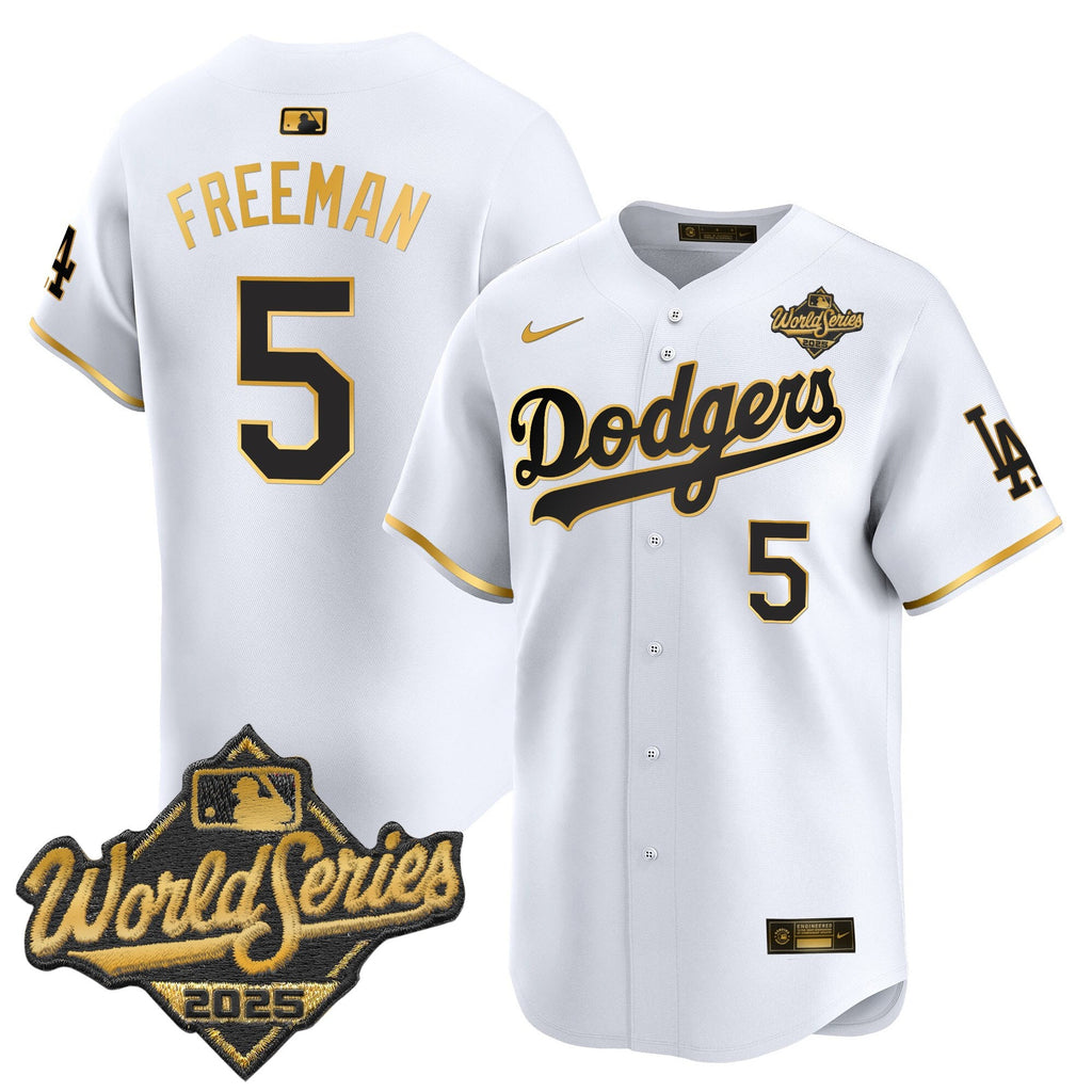 Men's Dodgers 2025 World Series Vapor Premier Limited Jersey V2 - All Stitched