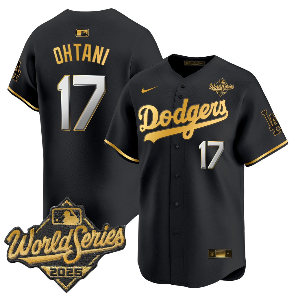 Men's Dodgers 2025 World Series Vapor Premier Limited Jersey V2 - All Stitched