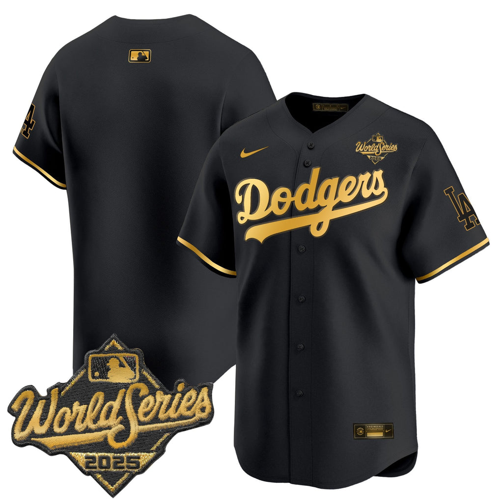 Men's Dodgers 2025 World Series Vapor Premier Limited Jersey V2 - All Stitched