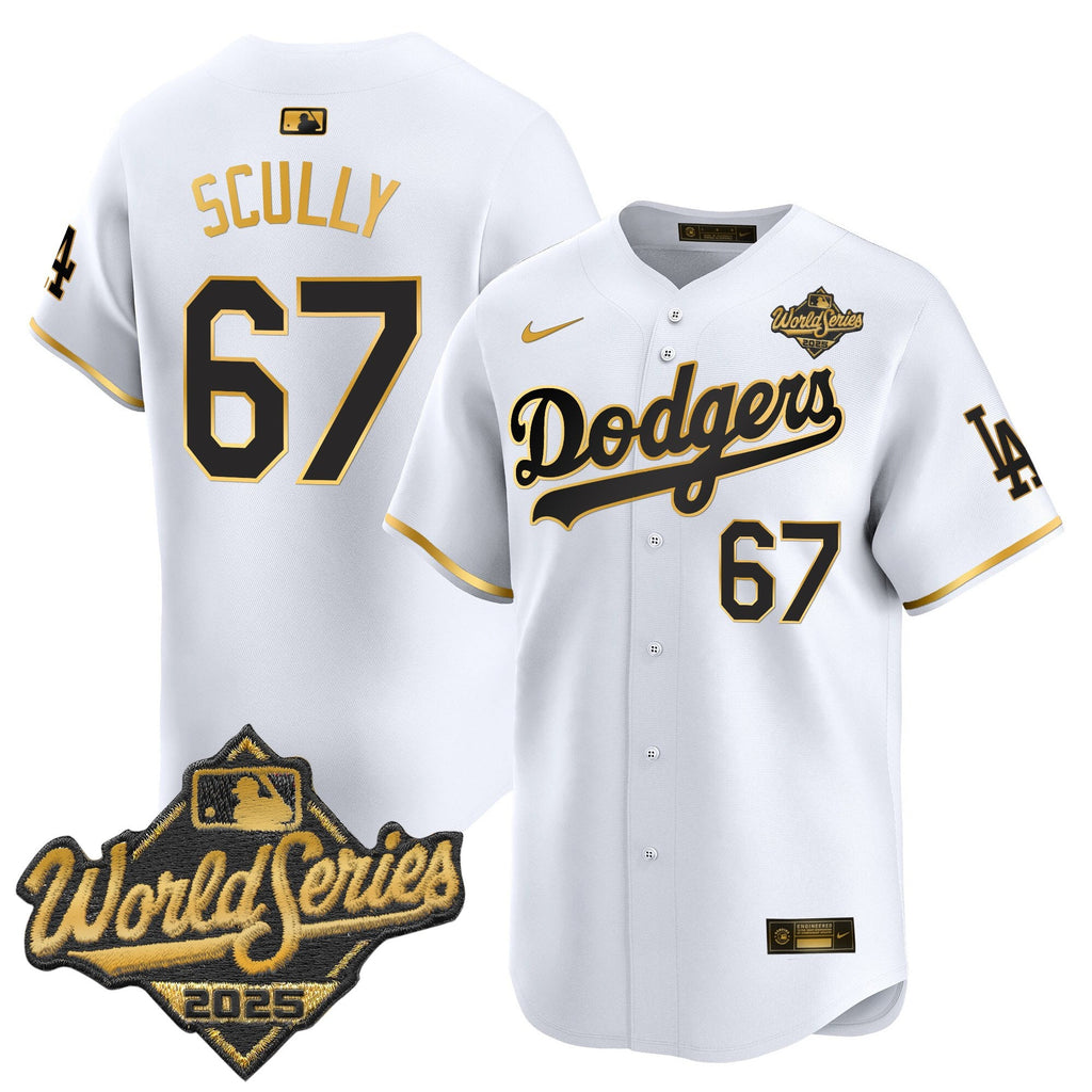 Men's Dodgers 2025 World Series Vapor Premier Limited Jersey V2 - All Stitched
