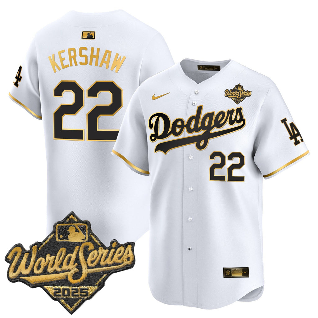 Men's Dodgers 2025 World Series Vapor Premier Limited Jersey V2 - All Stitched