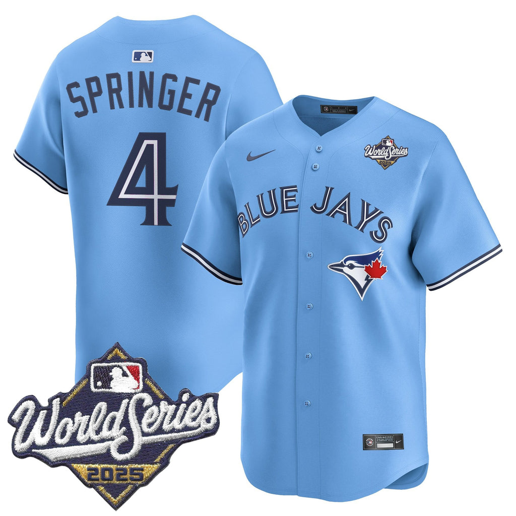 Men's Toronto Blue Jays 2025 World Series Vapor Premier Limited Jersey V2 - All Stitched