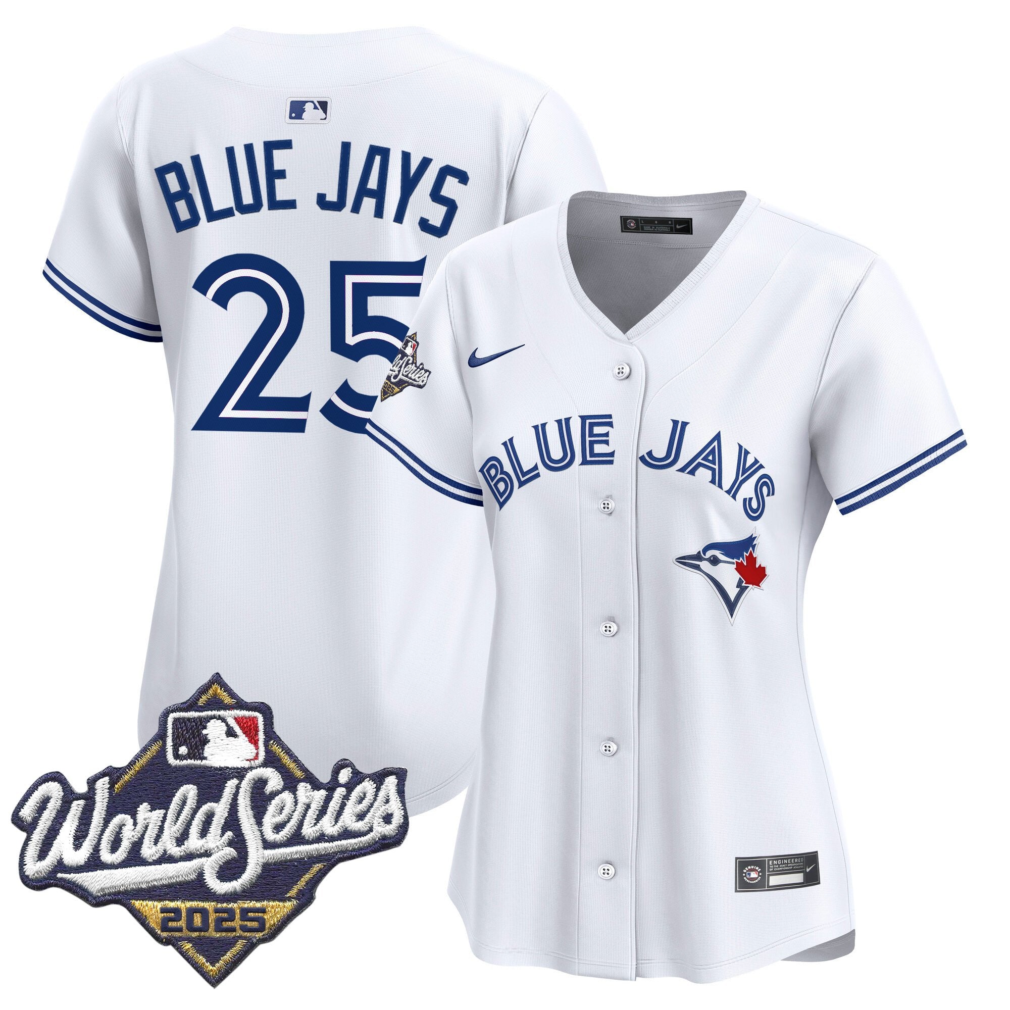 Women's Toronto Blue Jays 2025 World Series Vapor Premier Limited Jersey - All Stitched