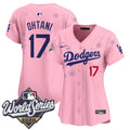 Women's Dodgers 2025 World Series x Tokyo Series Vapor Premier Limited Jersey - Stitched