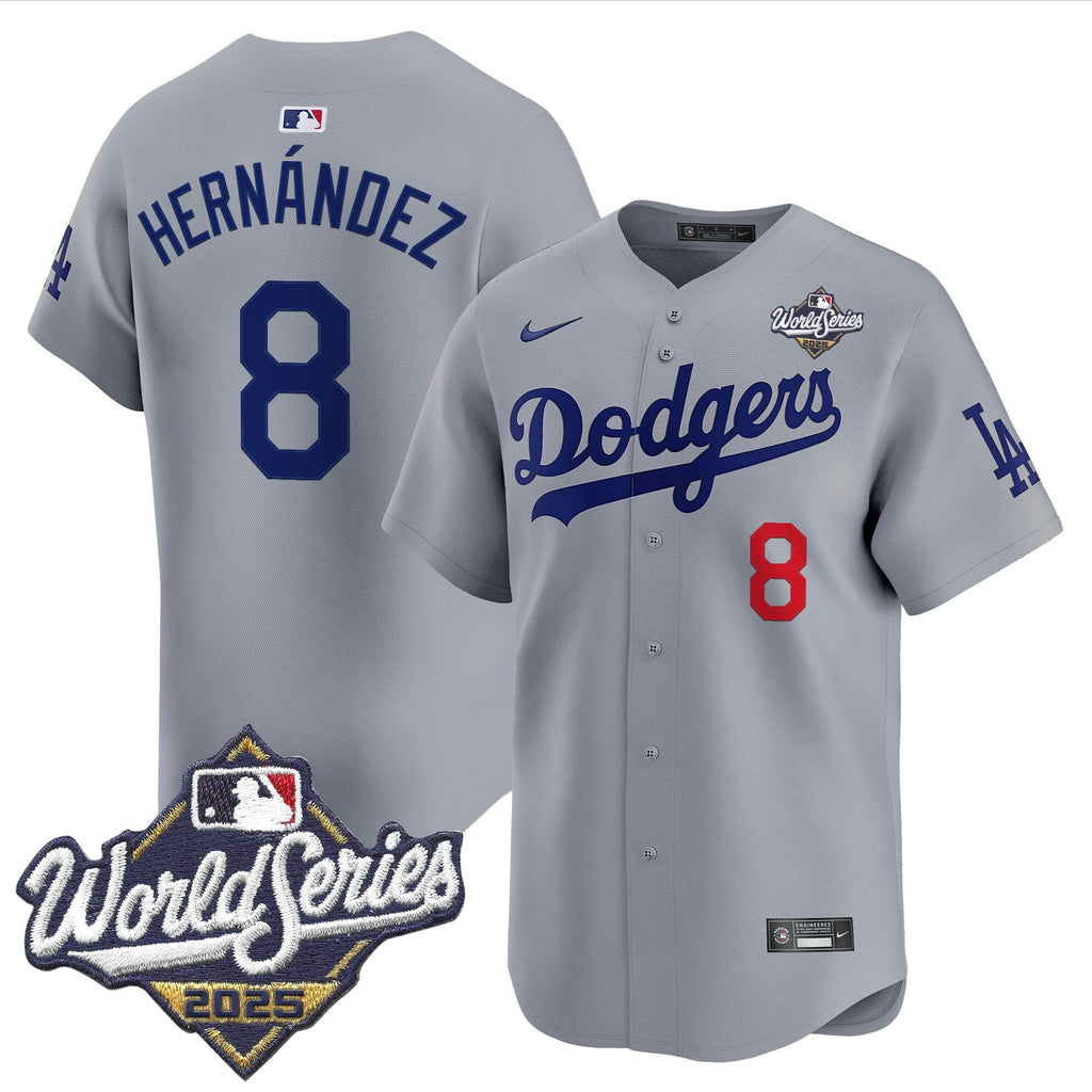 Men's Dodgers 2025 World Series Vapor Premier Limited Jersey V2 - All Stitched
