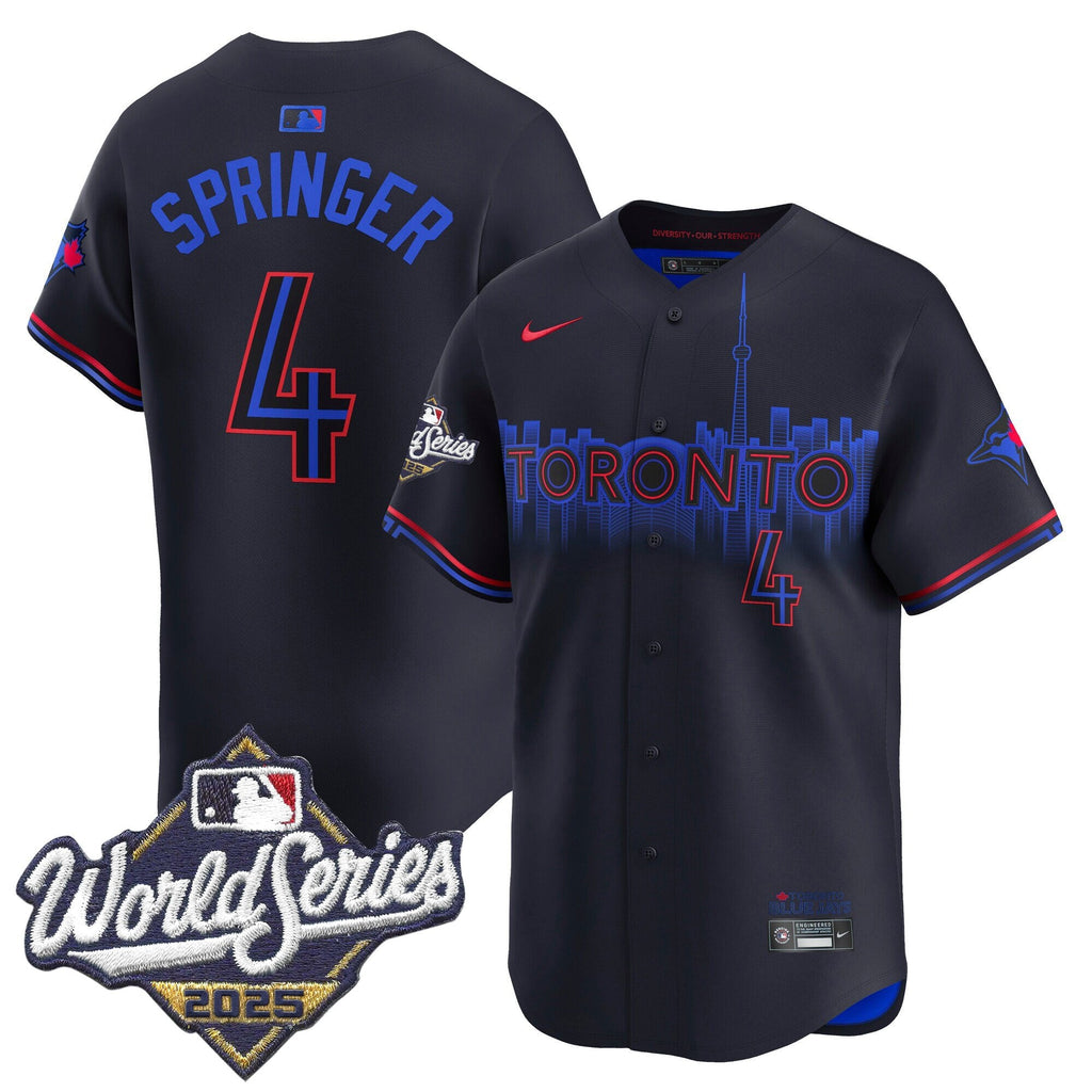 Men's Toronto Blue Jays 2025 World Series Vapor Premier Limited Jersey - All Stitched