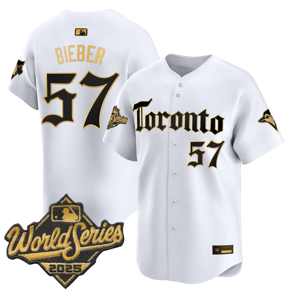 Men's Toronto Blue Jays 2025 World Series Vapor Premier Limited Jersey - Gothic North Edition - All Stitched