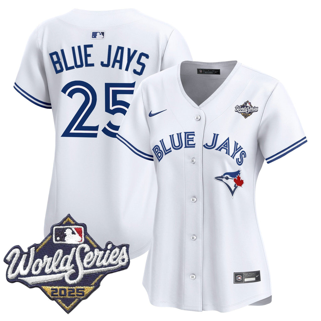 Women's Toronto Blue Jays 2025 World Series Vapor Premier Limited Jersey V2 - All Stitched