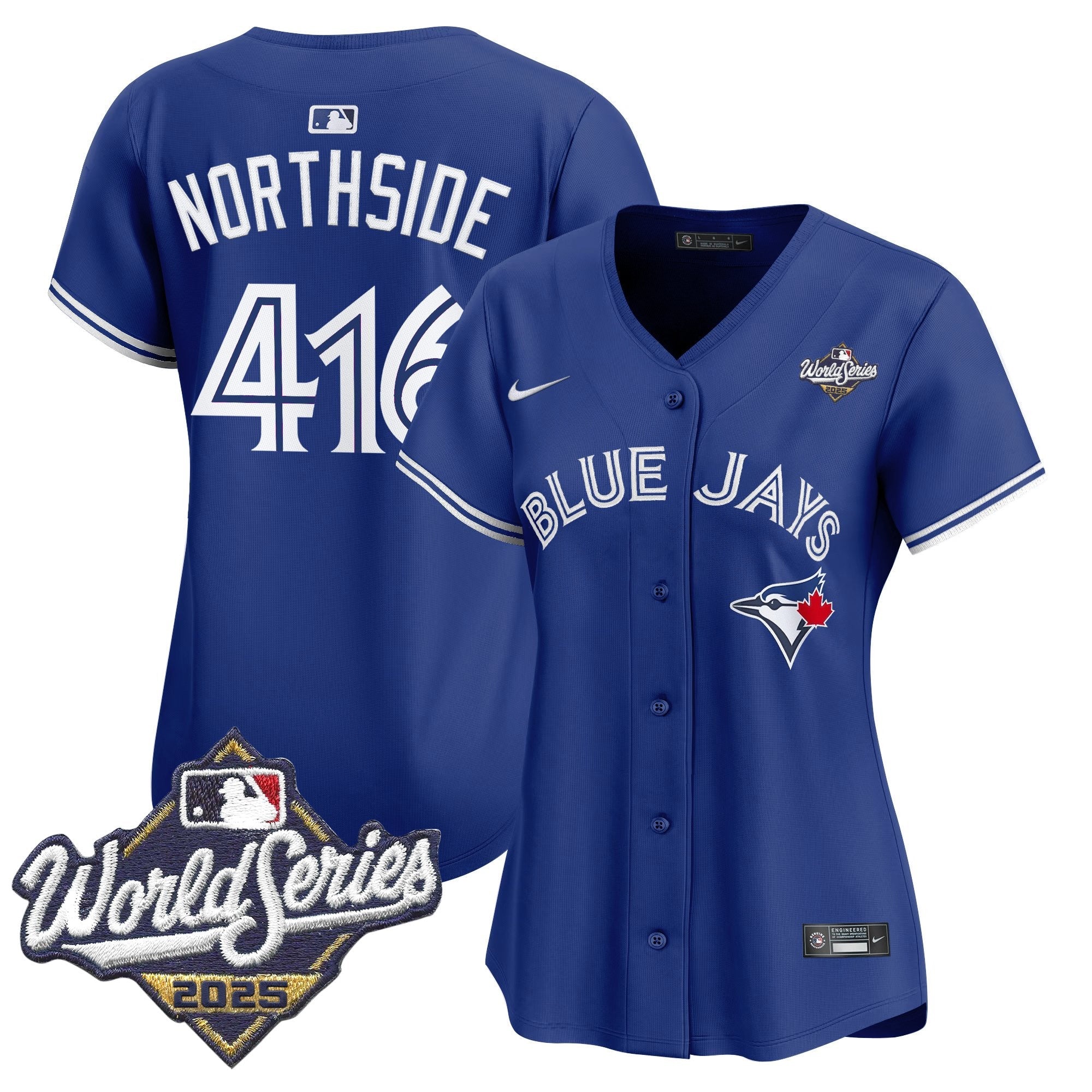 Women's Toronto Blue Jays 2025 World Series Vapor Premier Limited Jersey V2 - All Stitched
