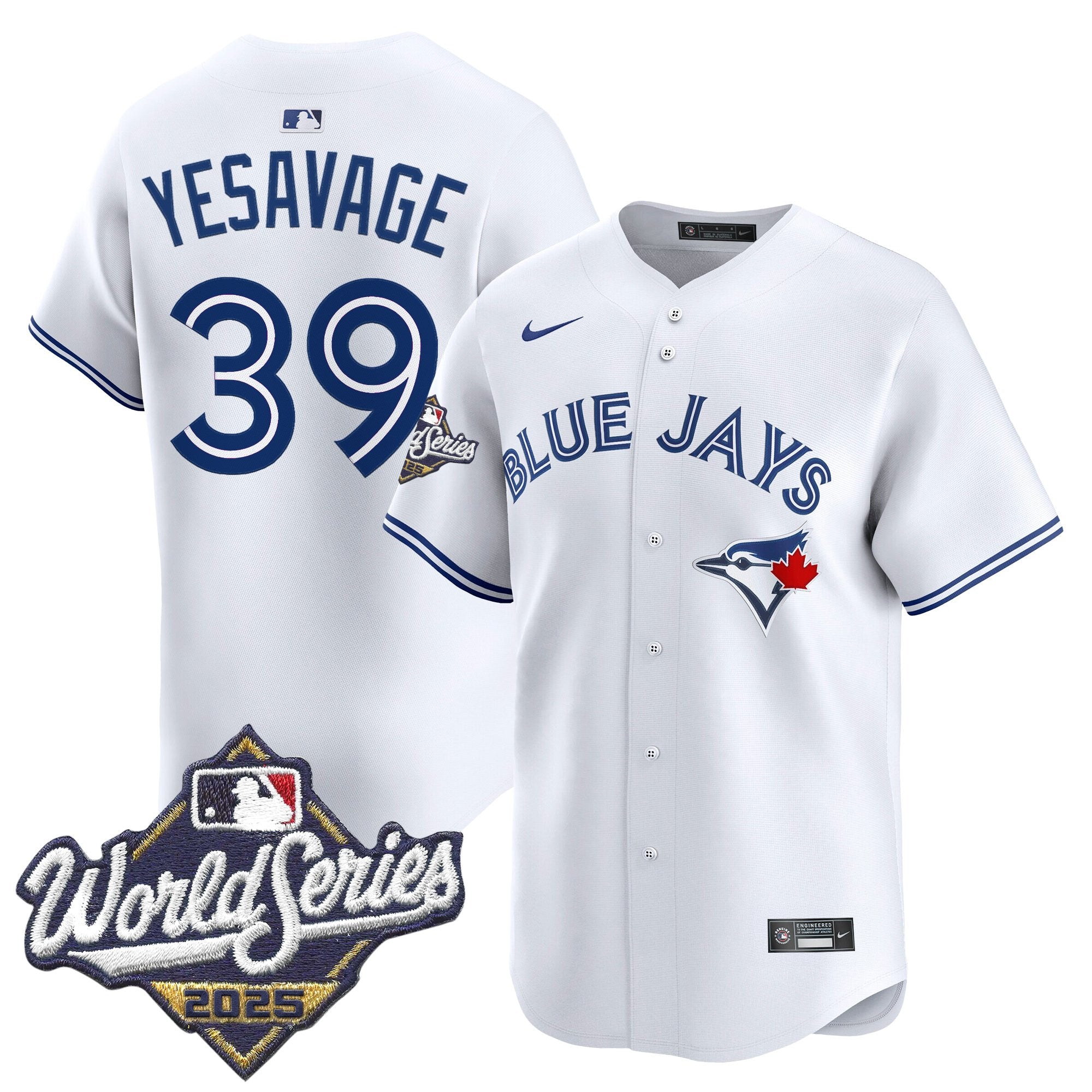 Men's Toronto Blue Jays 2025 World Series Vapor Premier Limited Jersey - All Stitched