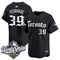 Men's Toronto Blue Jays 2025 World Series Vapor Premier Limited Jersey - Gothic North Edition - All Stitched