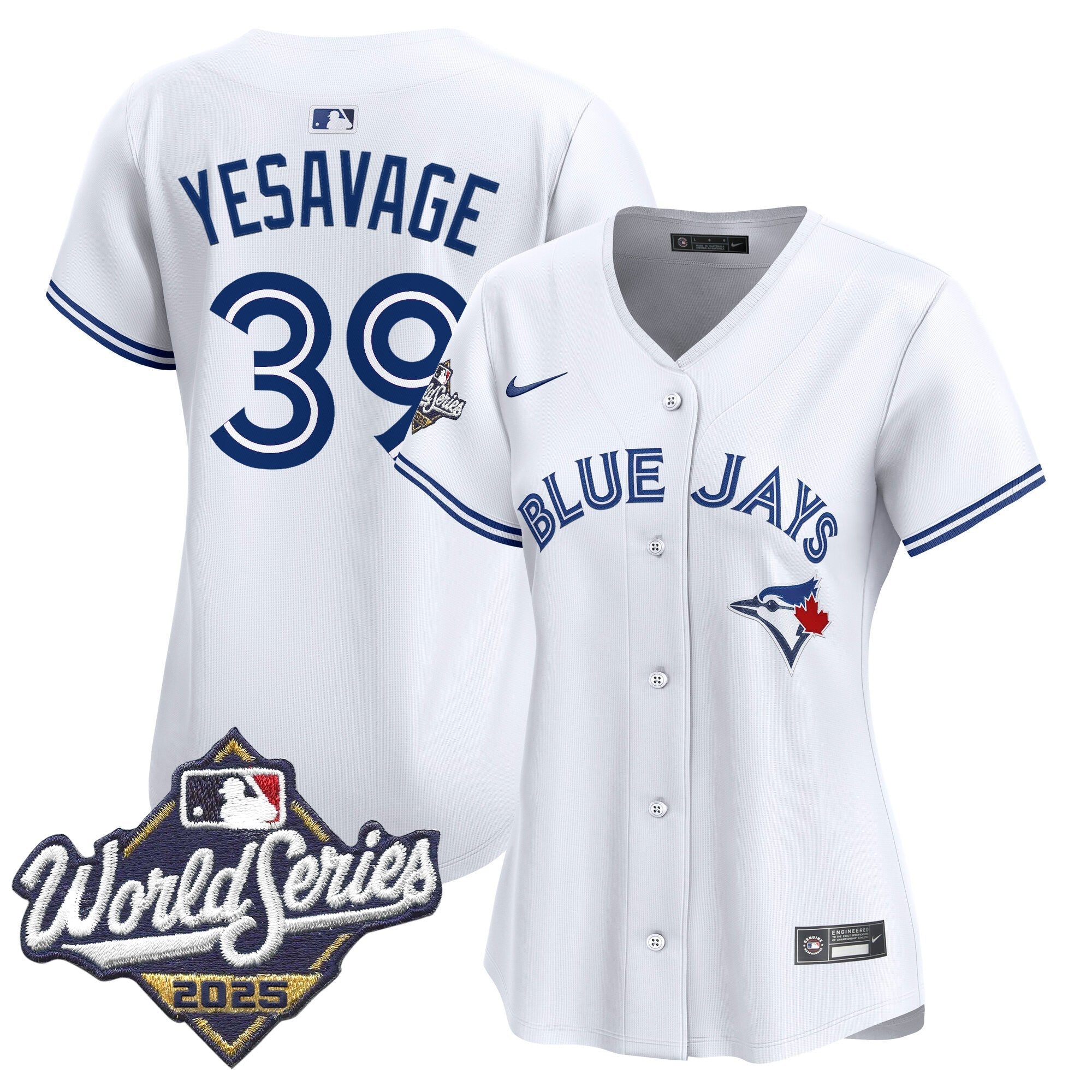 Women's Toronto Blue Jays 2025 World Series Vapor Premier Limited Jersey - All Stitched
