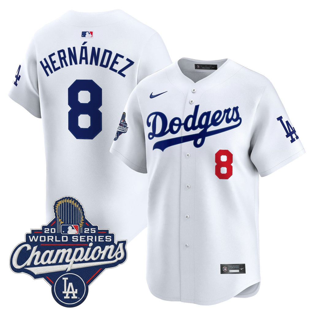 Men's Dodgers 2025 World Series Champions Vapor Premier Limited Jersey - All Stitched