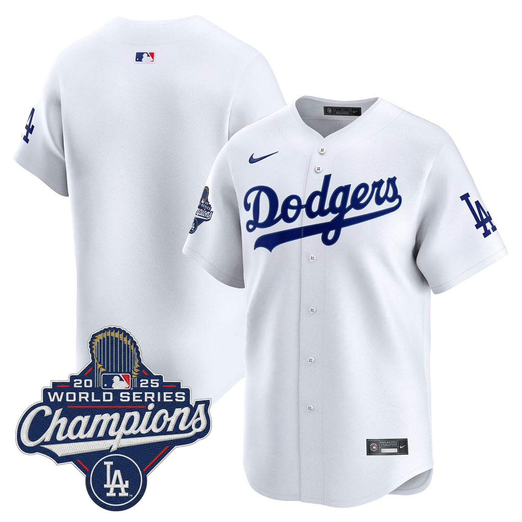 Men's Dodgers 2025 World Series Champions Vapor Premier Limited Jersey - All Stitched