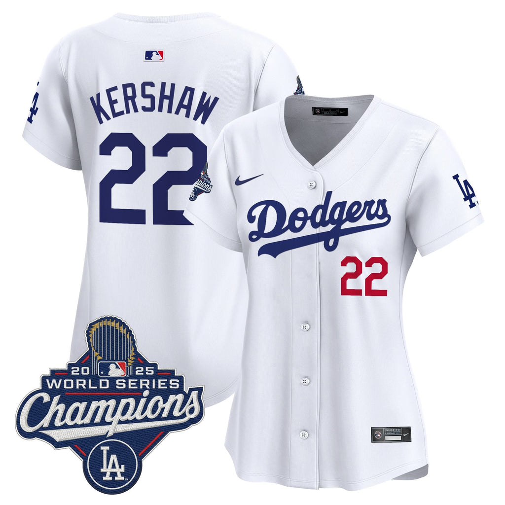 Women's Dodgers 2025 World Series Champions Vapor Premier Limited Jersey - All Stitched