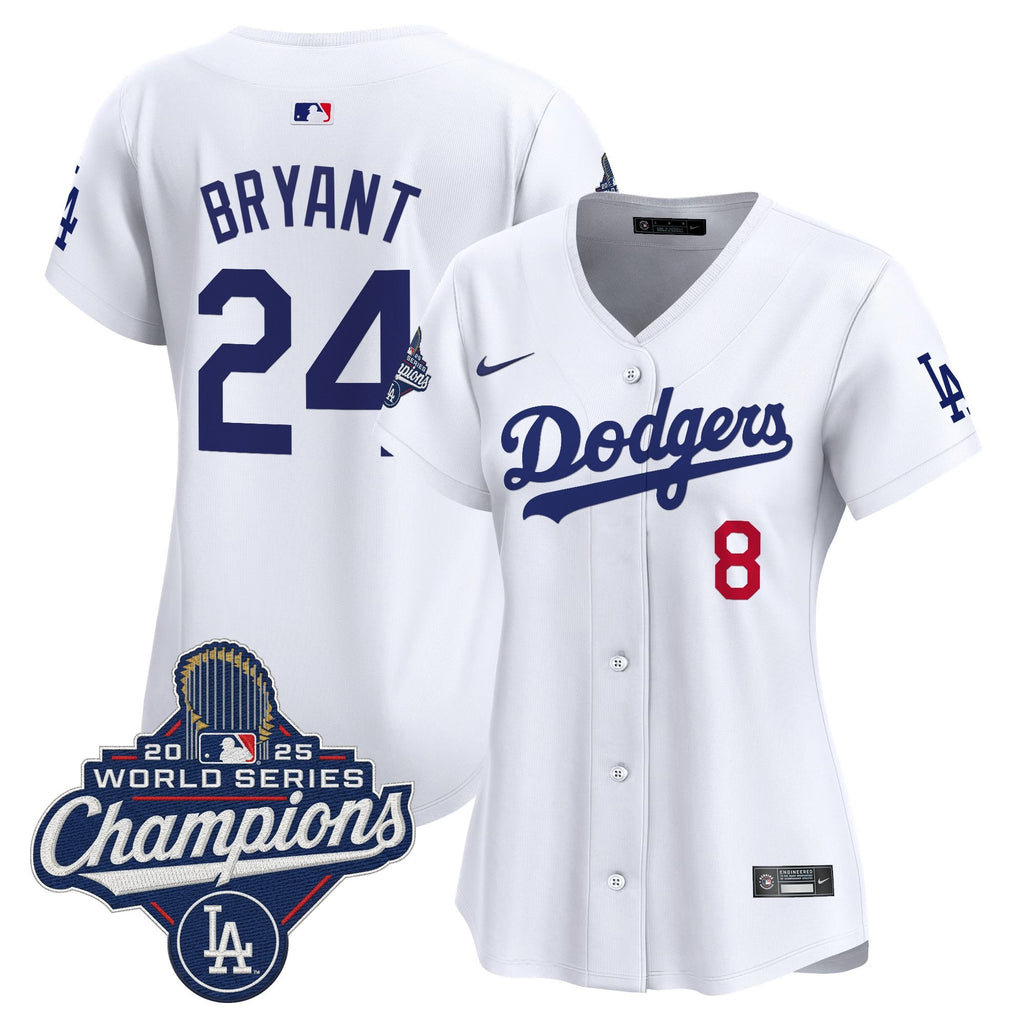 Women's Dodgers 2025 World Series Champions Vapor Premier Limited Jersey - All Stitched