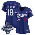 Women's Dodgers 2025 World Series Champions x Tokyo Series Vapor Premier Limited Jersey - Stitched