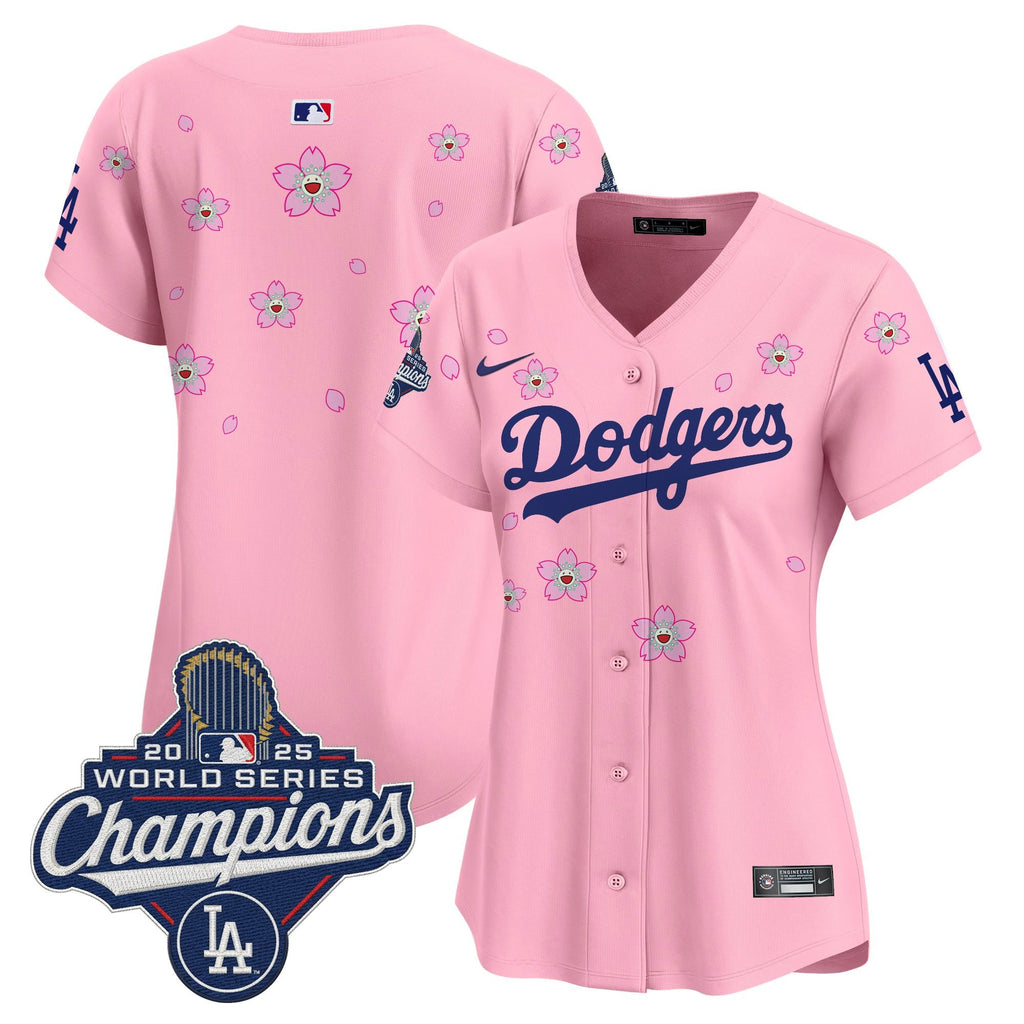 Women's Dodgers 2025 World Series Champions x Tokyo Series Vapor Premier Limited Jersey - Stitched