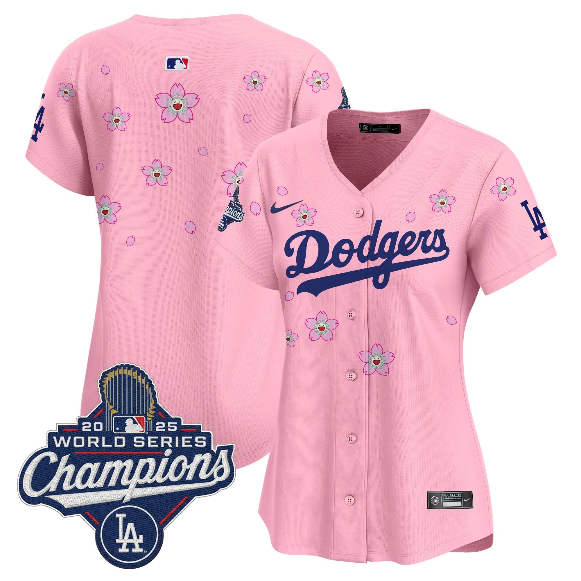 Women's Dodgers 2025 World Series Champions x Tokyo Series Vapor Premier Limited Jersey - Stitched