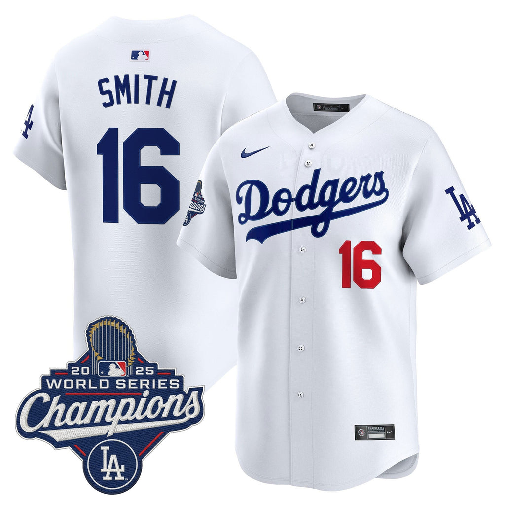Men's Dodgers 2025 World Series Champions Vapor Premier Limited Jersey - All Stitched