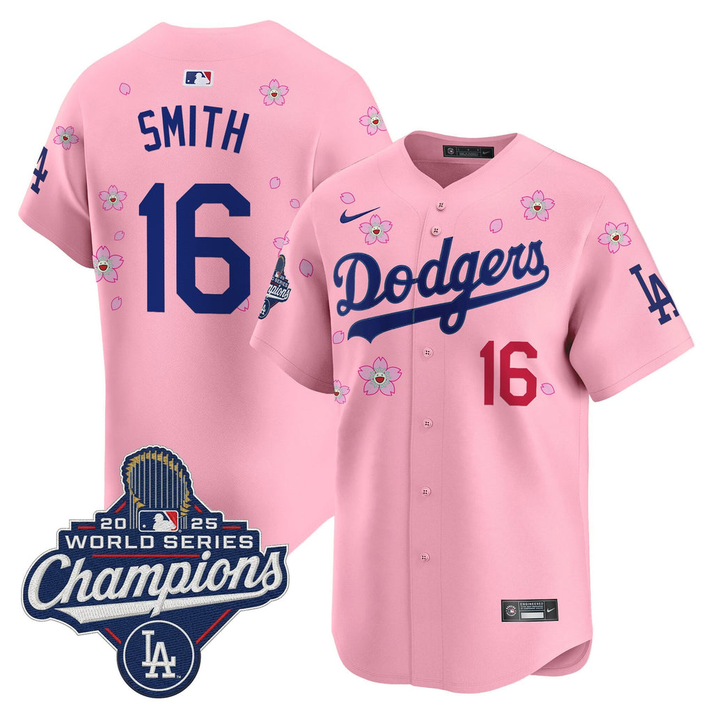 Men's Dodgers 2025 World Series Champions x Tokyo Series Vapor Premier Limited Jersey - Stitched