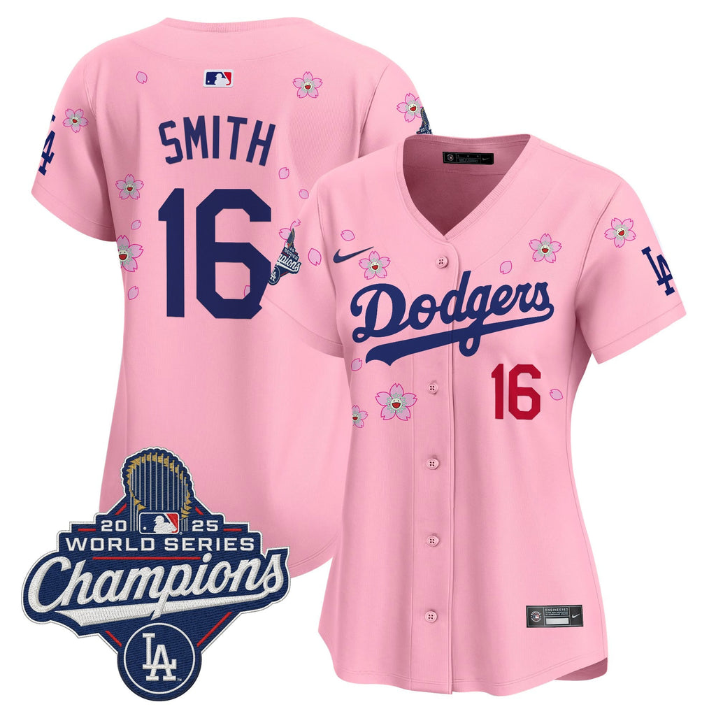 Women's Dodgers 2025 World Series Champions x Tokyo Series Vapor Premier Limited Jersey - Stitched