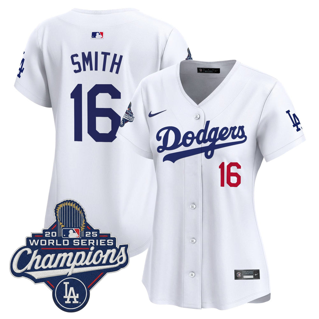 Women's Dodgers 2025 World Series Champions Vapor Premier Limited Jersey - All Stitched