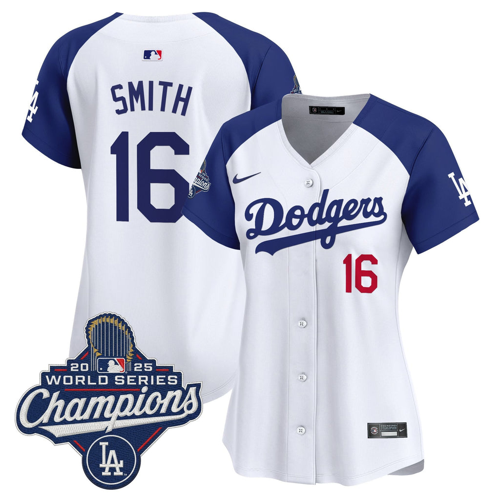 Women's Dodgers 2025 World Series Champions Vapor Premier Limited Jersey - All Stitched