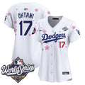Women's Dodgers 2025 World Series x Tokyo Series Vapor Premier Limited Jersey V2 - Stitched