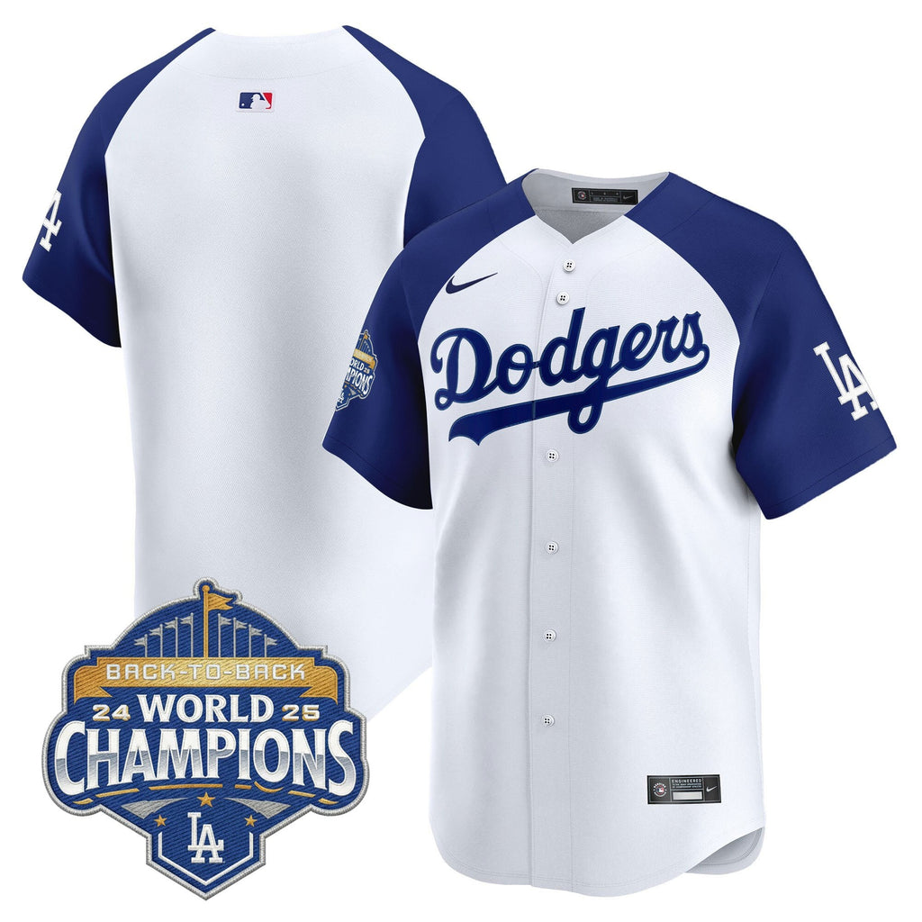 Men's Dodgers 2025 Back-To-Back Champions Vapor Premier Limited Jersey - All Stitched