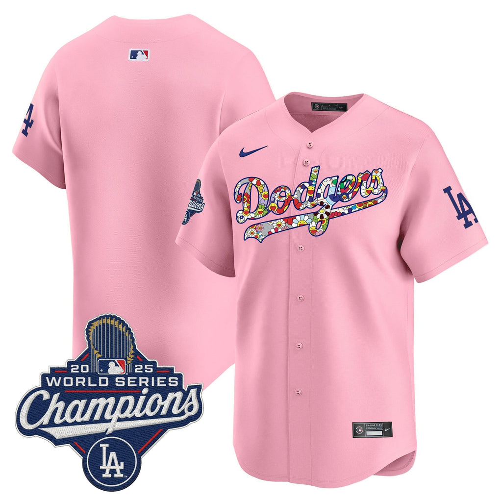 Men's Dodgers 2025 World Series Champions x Takashi Murakami Vapor Premier Limited Jersey - Stitched