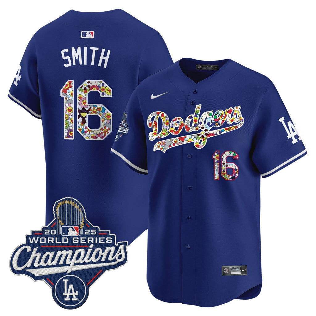 Men's Dodgers 2025 World Series Champions x Takashi Murakami Vapor Premier Limited Jersey - Stitched