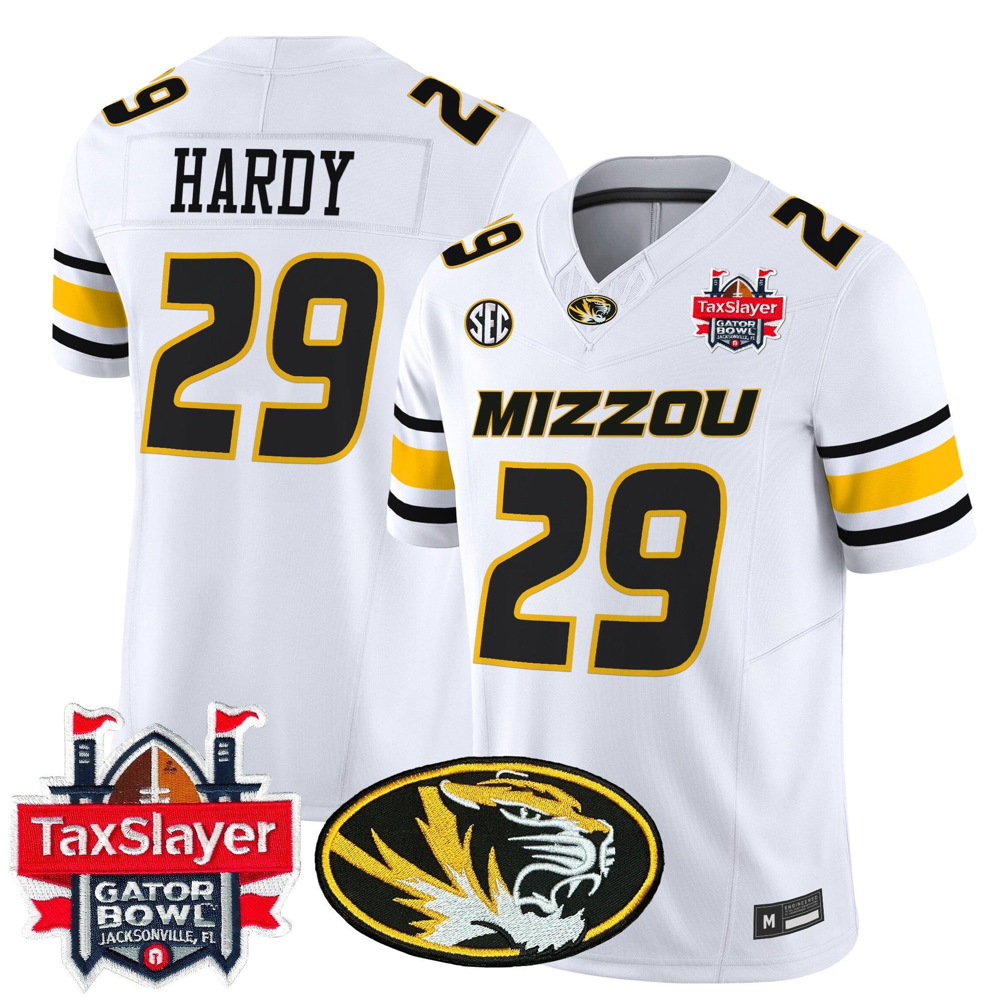 Men's Missouri Tigers 2025 Gator Bowl Vapor Limited Jersey - All Stitched
