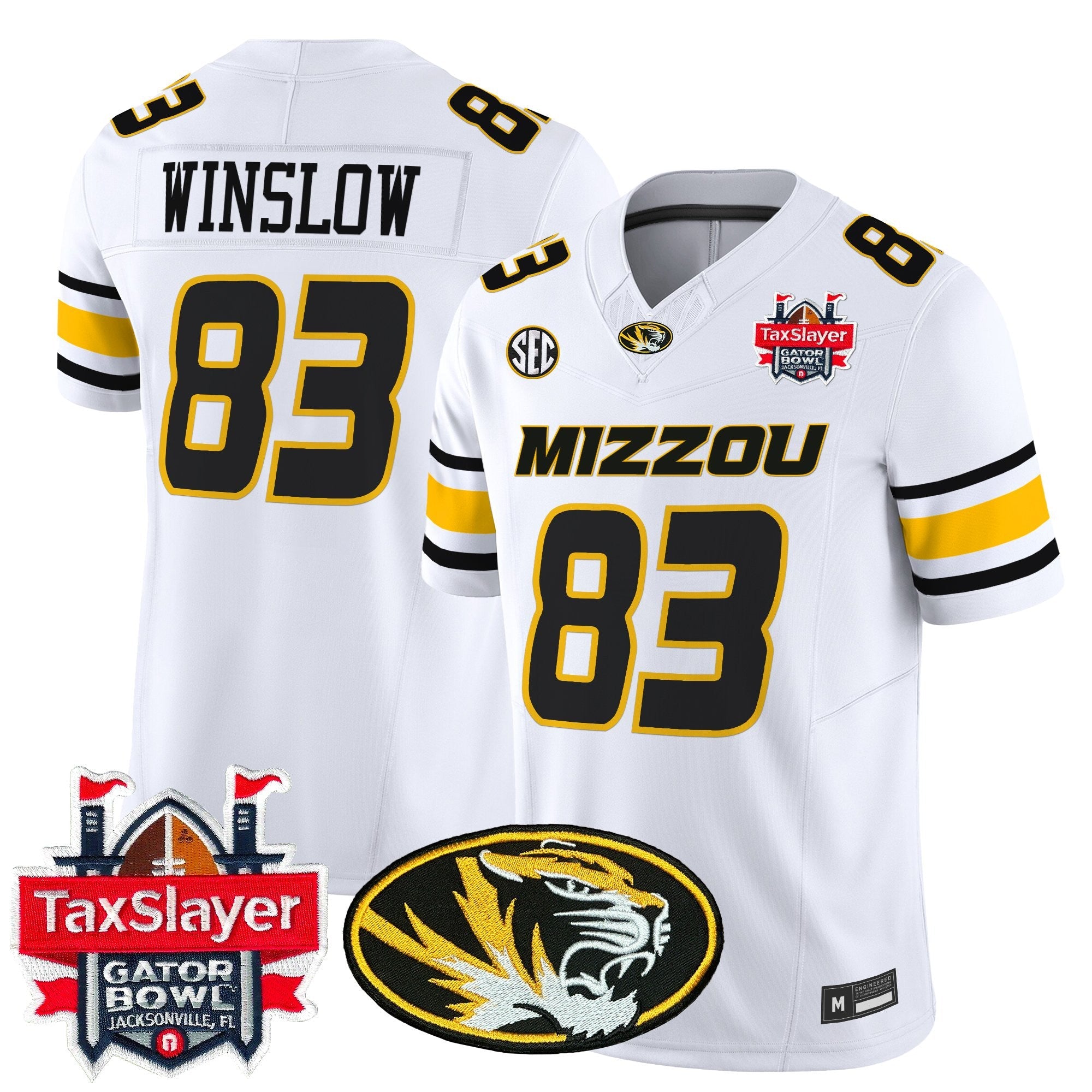 Men's Missouri Tigers 2025 Gator Bowl Vapor Limited Jersey - All Stitched