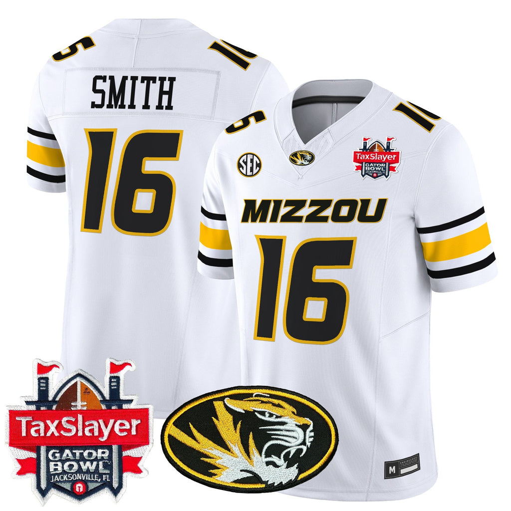 Men's Missouri Tigers 2025 Gator Bowl Vapor Limited Jersey - All Stitched