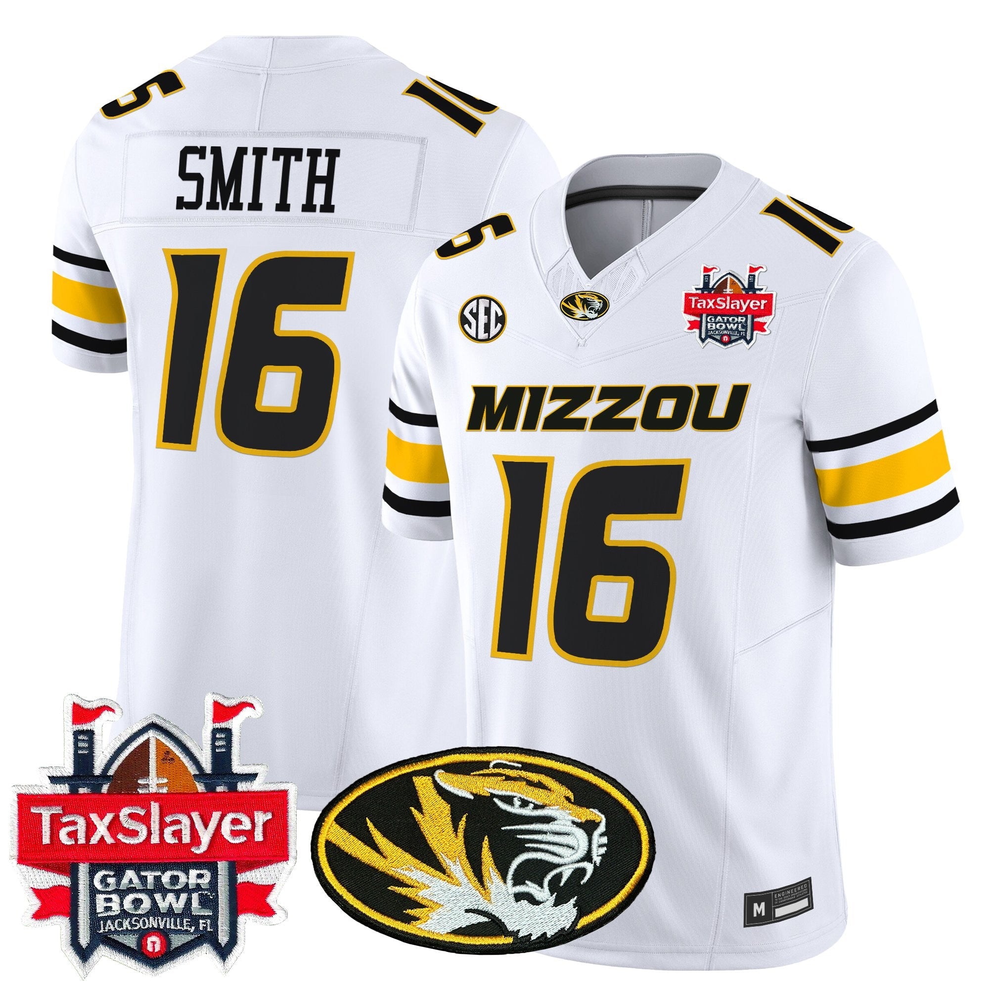 Men's Missouri Tigers 2025 Gator Bowl Vapor Limited Jersey - All Stitched