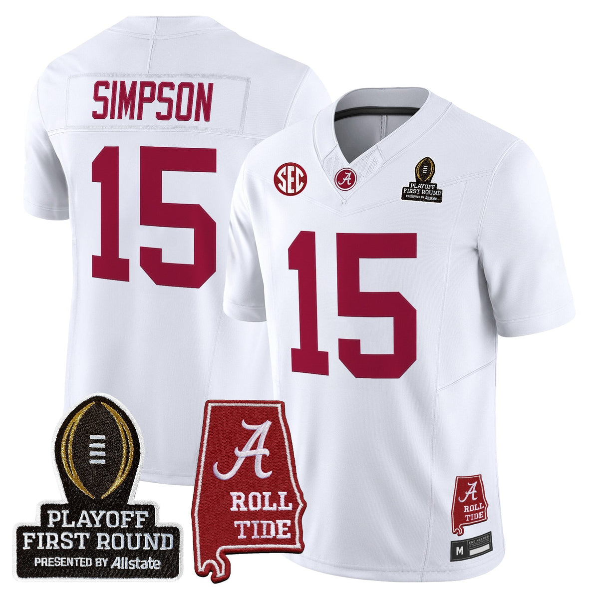 BAMA 2025 Playoff First Round Vapor Limited Jersey