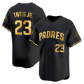 Fernando Tatis Jr. San Diego Padres Black Gold Jersey - All Stitched