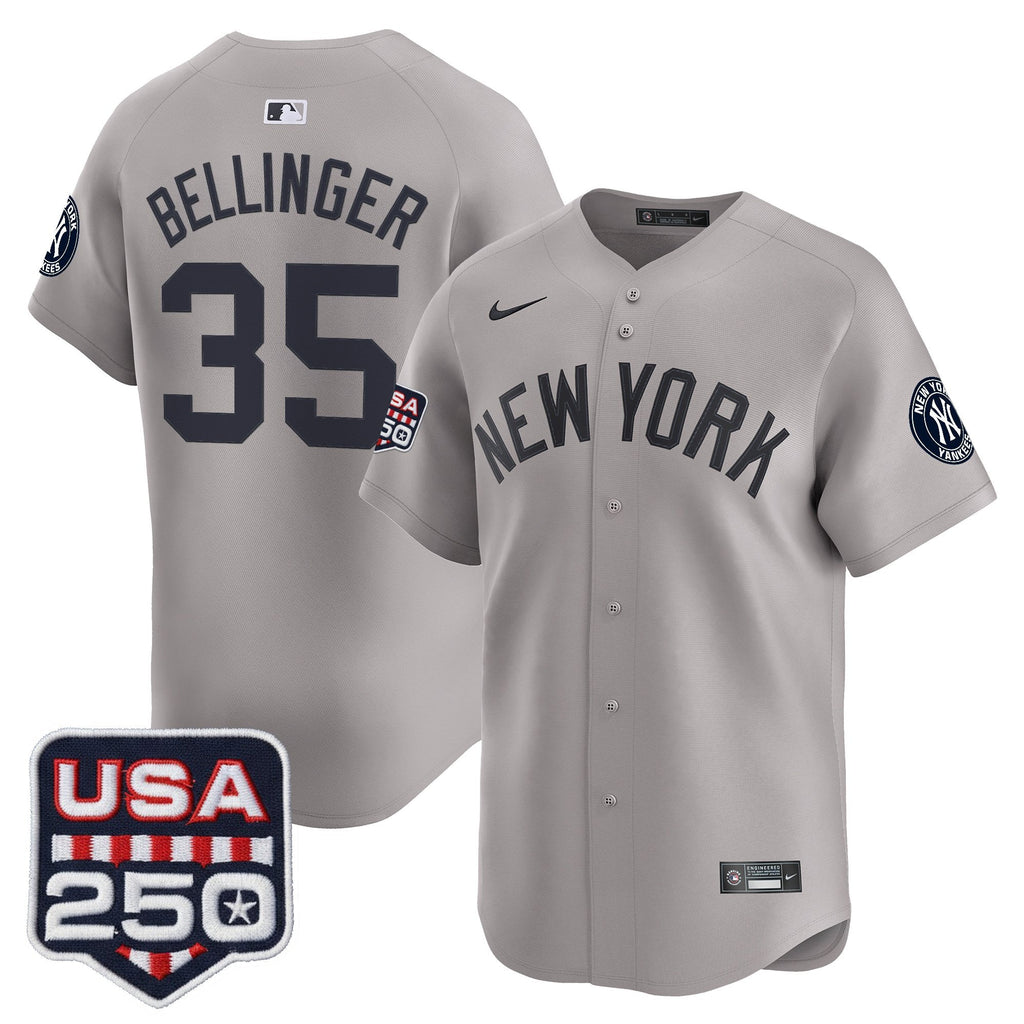 Men's New York Yankees 250America Patch Vapor Premier Limited Jersey - All Stitched