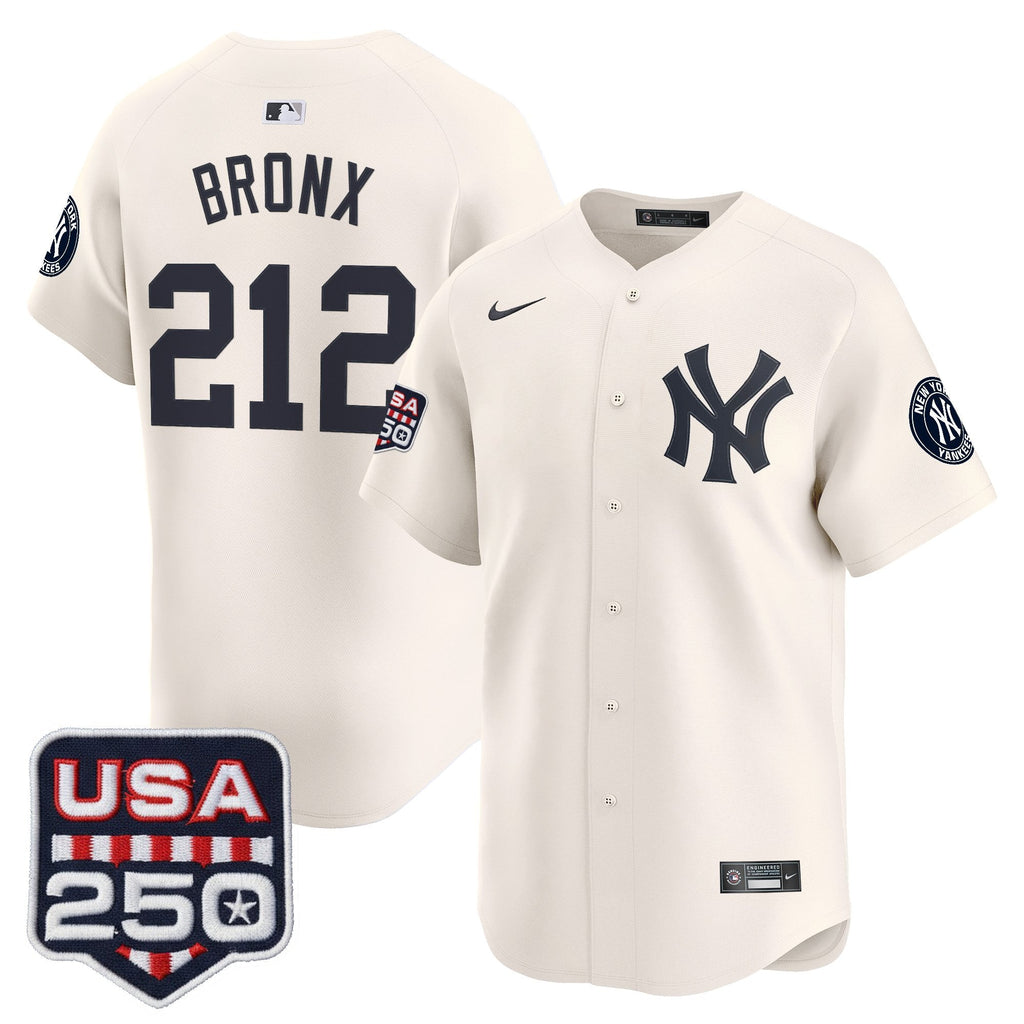 Men's New York Yankees 250America Patch Vapor Premier Limited Jersey - All Stitched