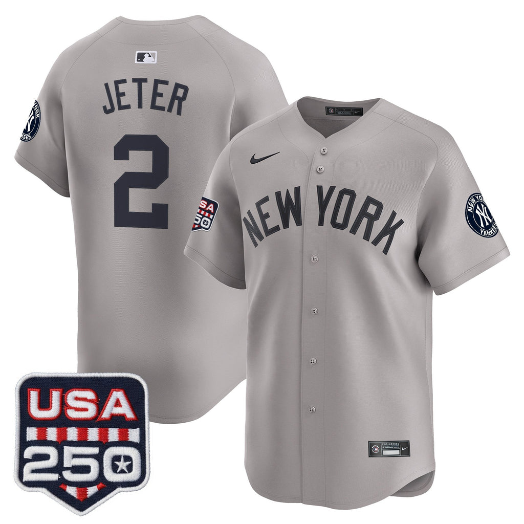 Men's New York Yankees 250America Patch Vapor Premier Limited Jersey - All Stitched